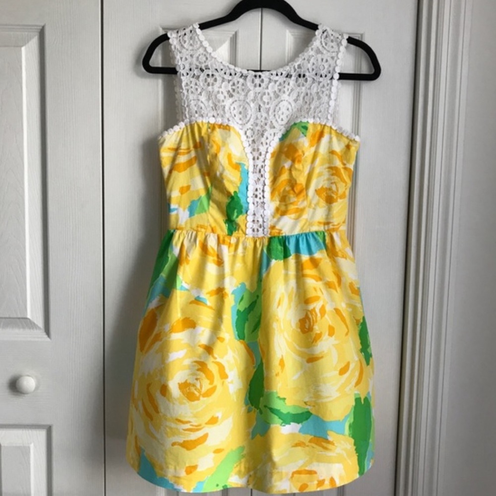 Sunglow Yellow First Impressions Reagan Dress